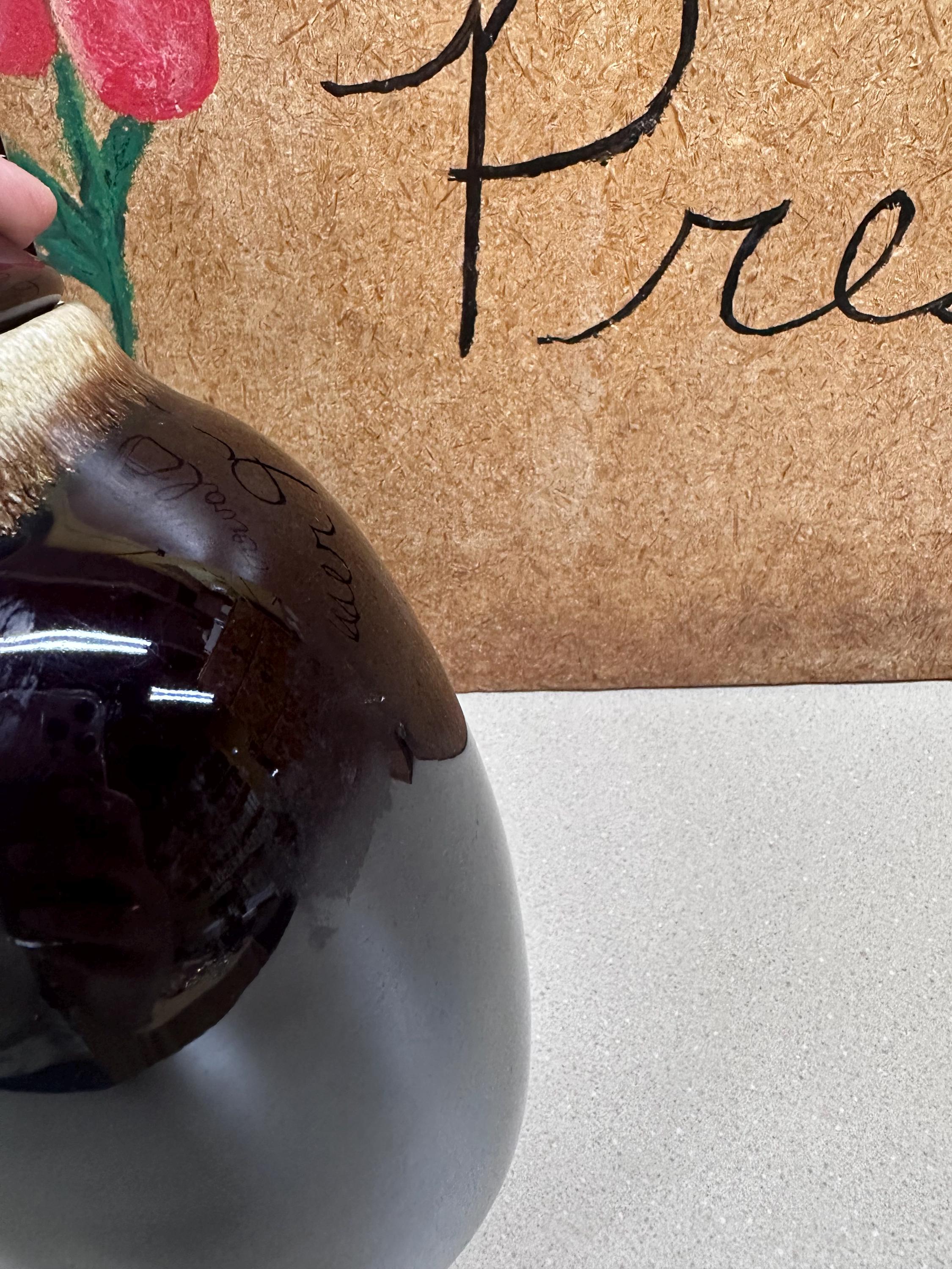 Vintage Kettle Tea Pot Brown Drip Pfaltzgraff USA Vintage Dishes