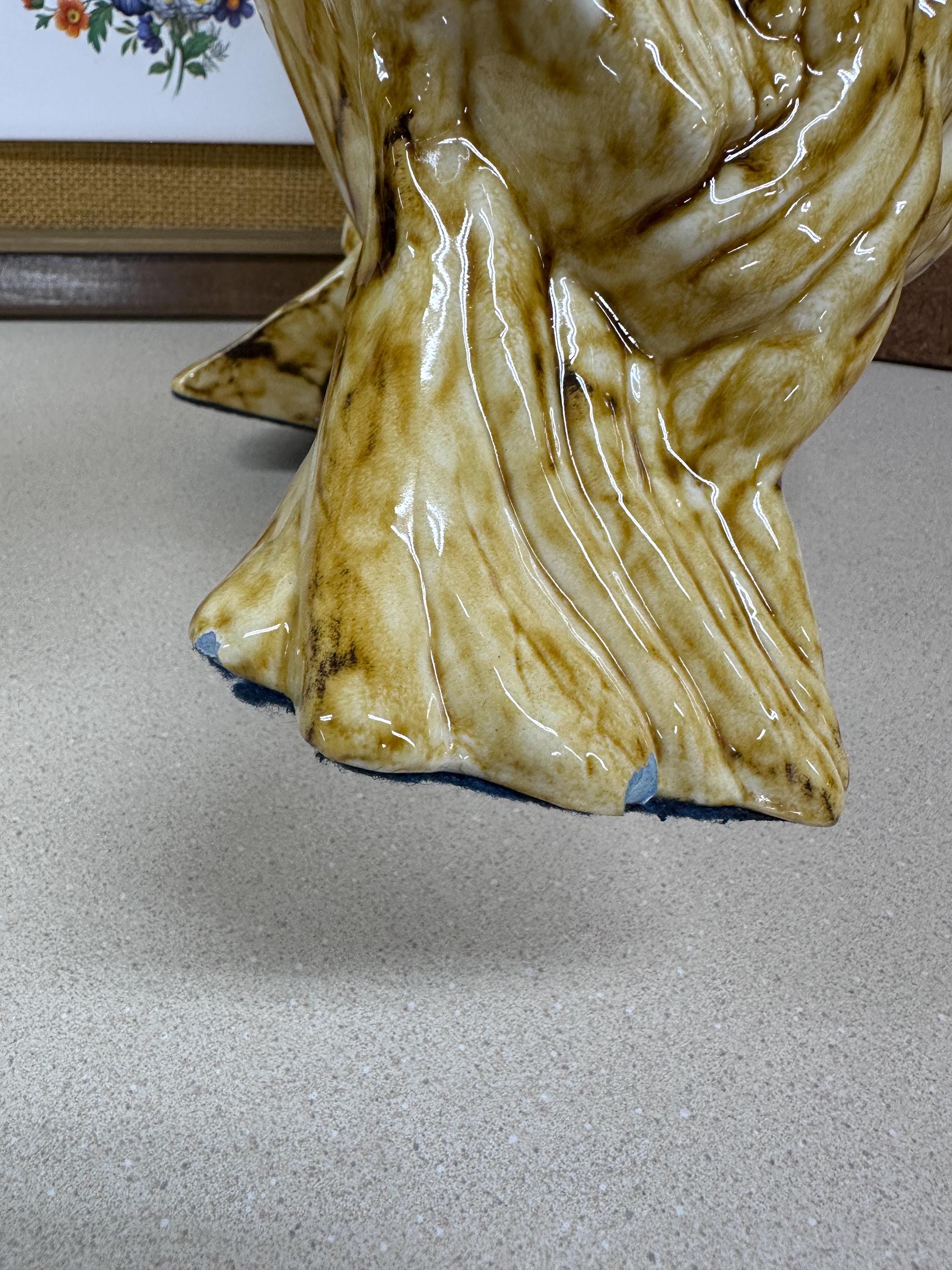 Vintage Turkey Planter Vase Floral Arrangement Retro Farmhouse Decor