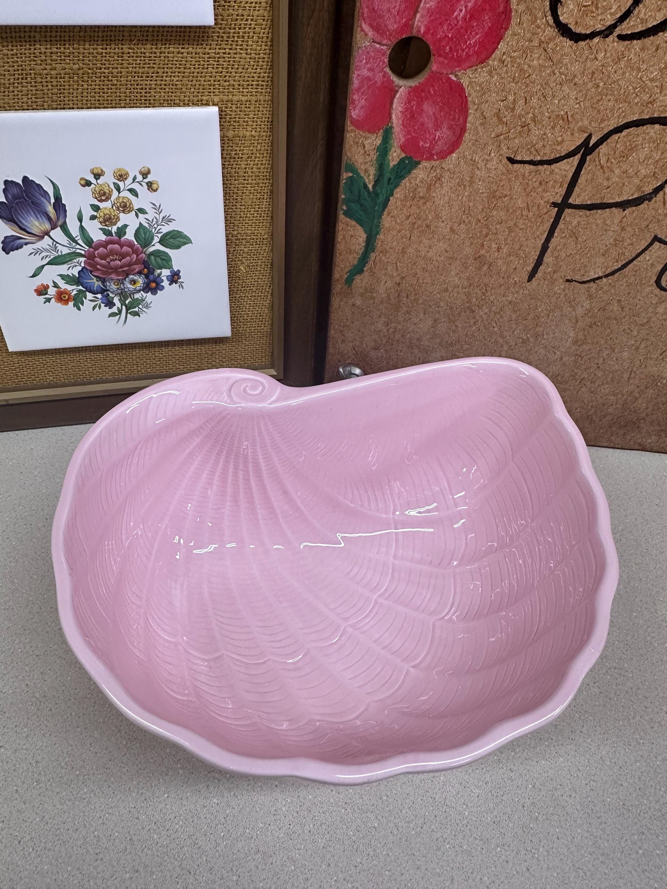 Vintage Shafford Japan Seashell Planter: Pink Ocean Decor
