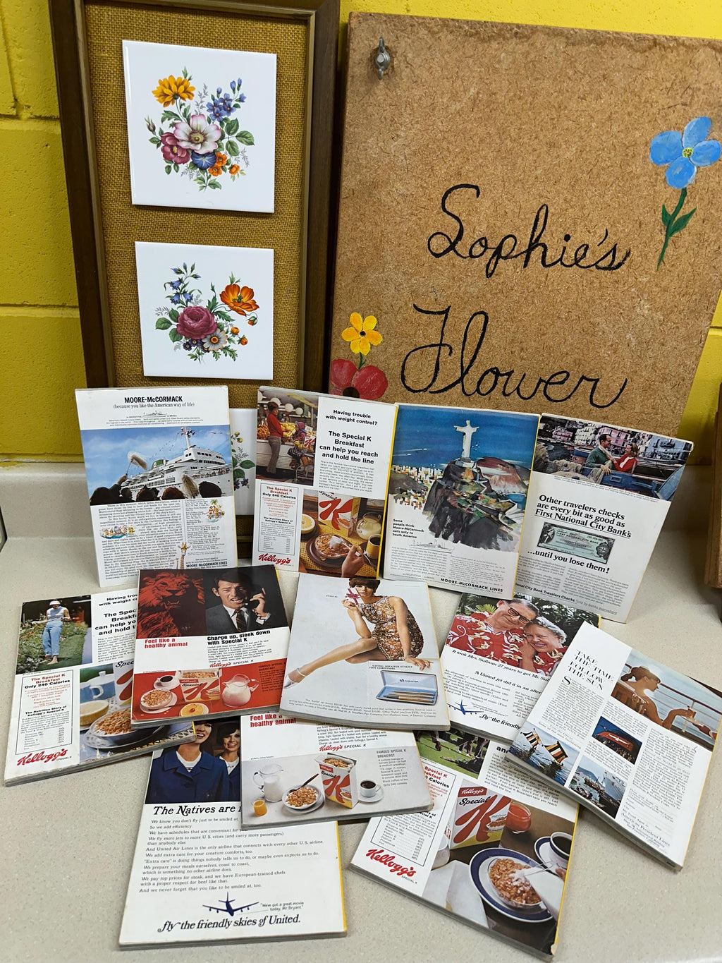 Vintage 1966 National Geographic Magazines Ads Pictures Advertisements January- December Included Nat Geo 1960's