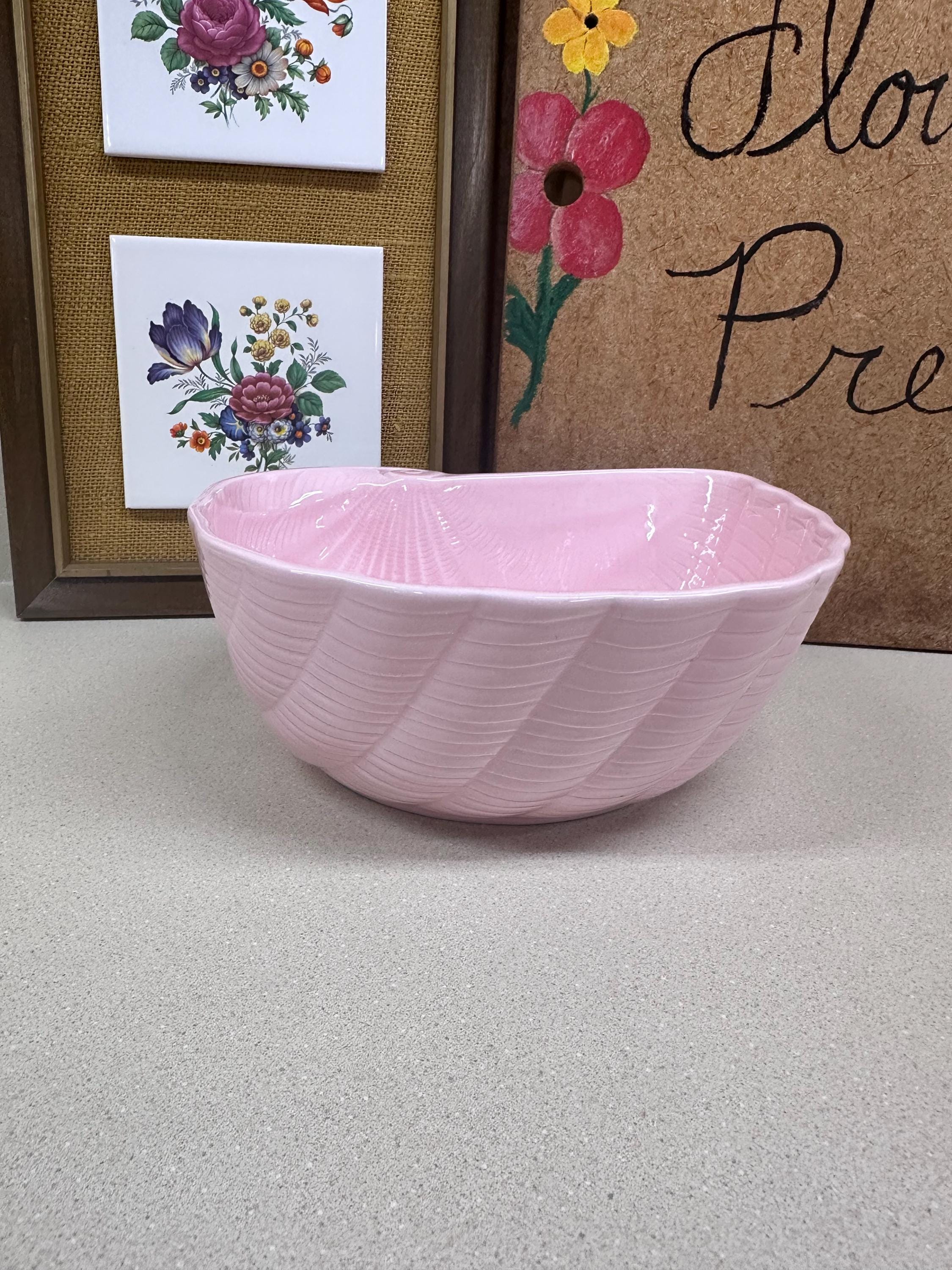 Vintage Shafford Japan Seashell Planter: Pink Ocean Decor