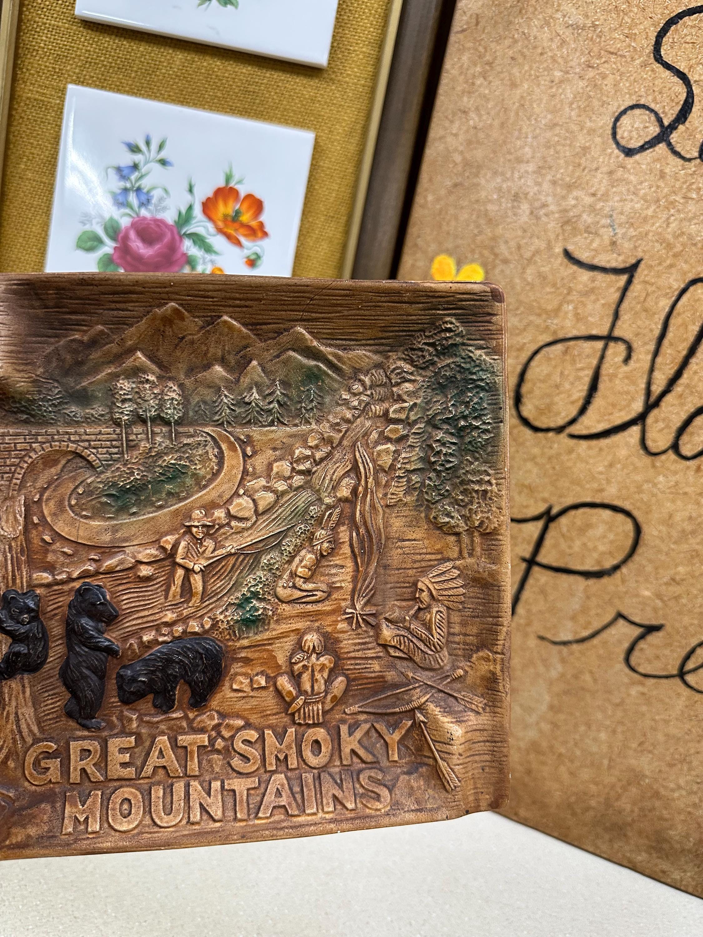 Vintage Ashtray Great Smoky Mountains National Park Souvenir