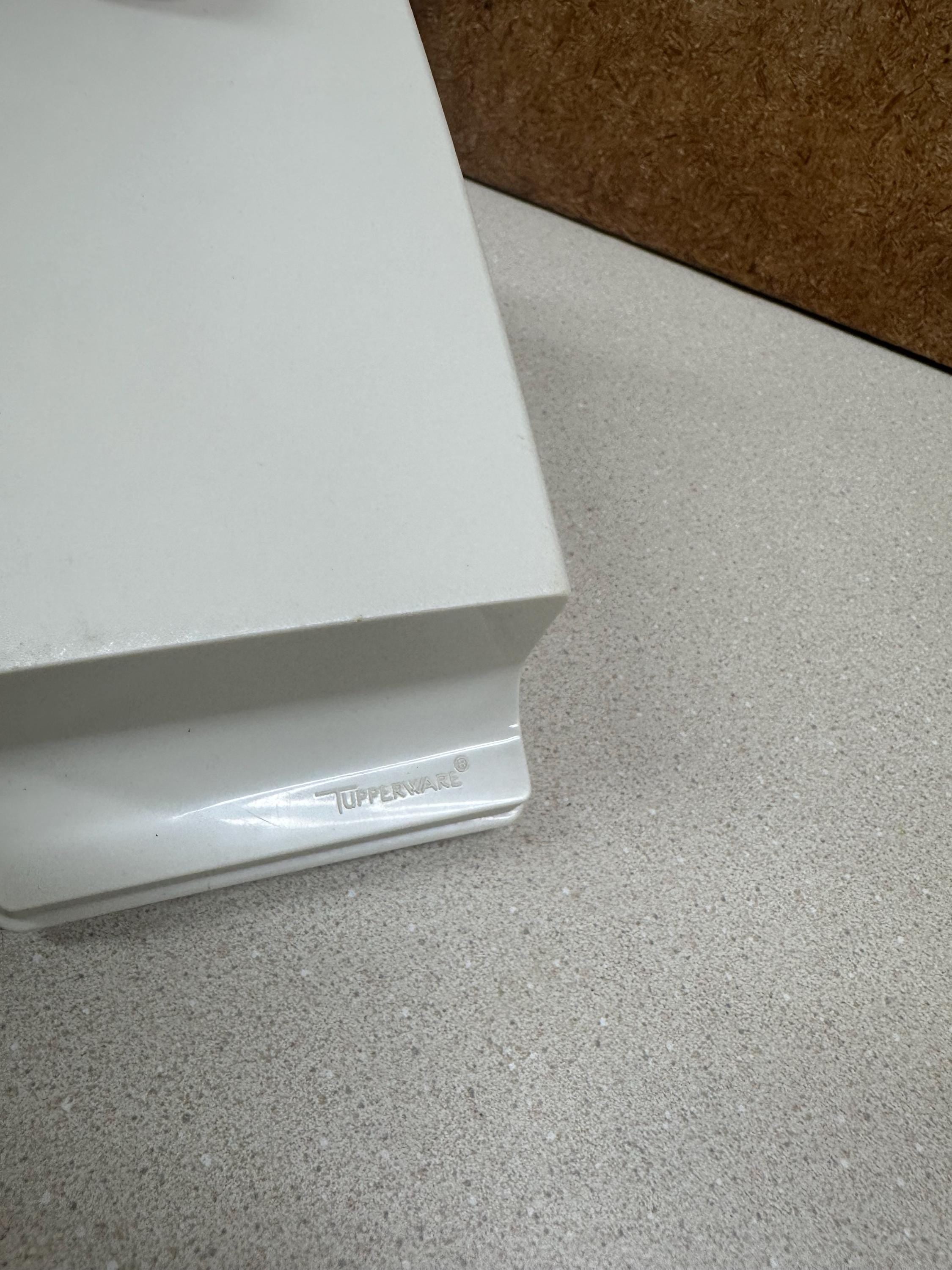 Vintage Butter Dish Tupperware Plastic Storage Container USA Made