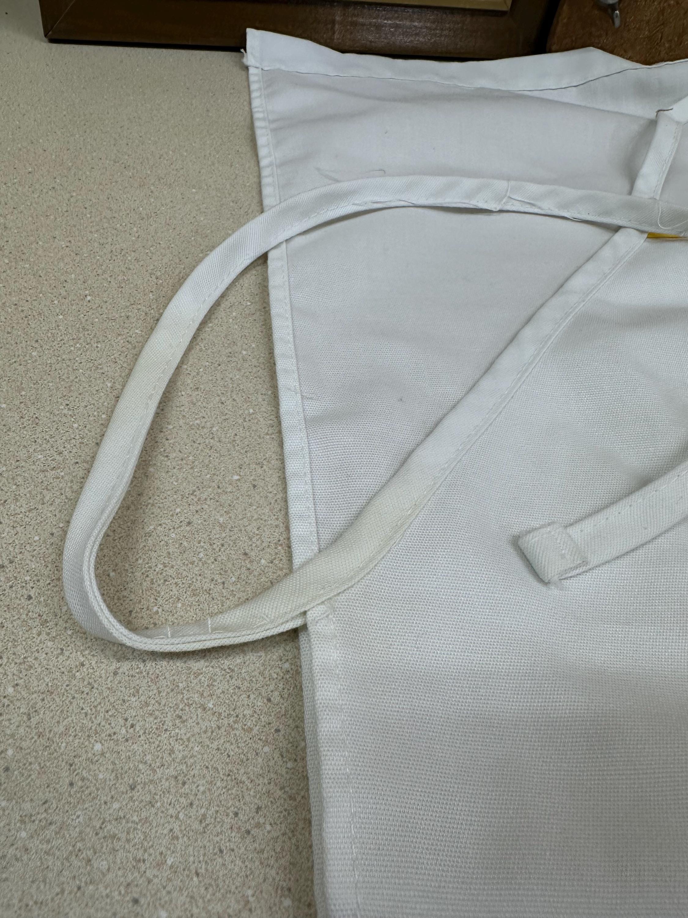 Vintage 1978 Rainbow Kitchen Apron - Adjustable Neck Strap