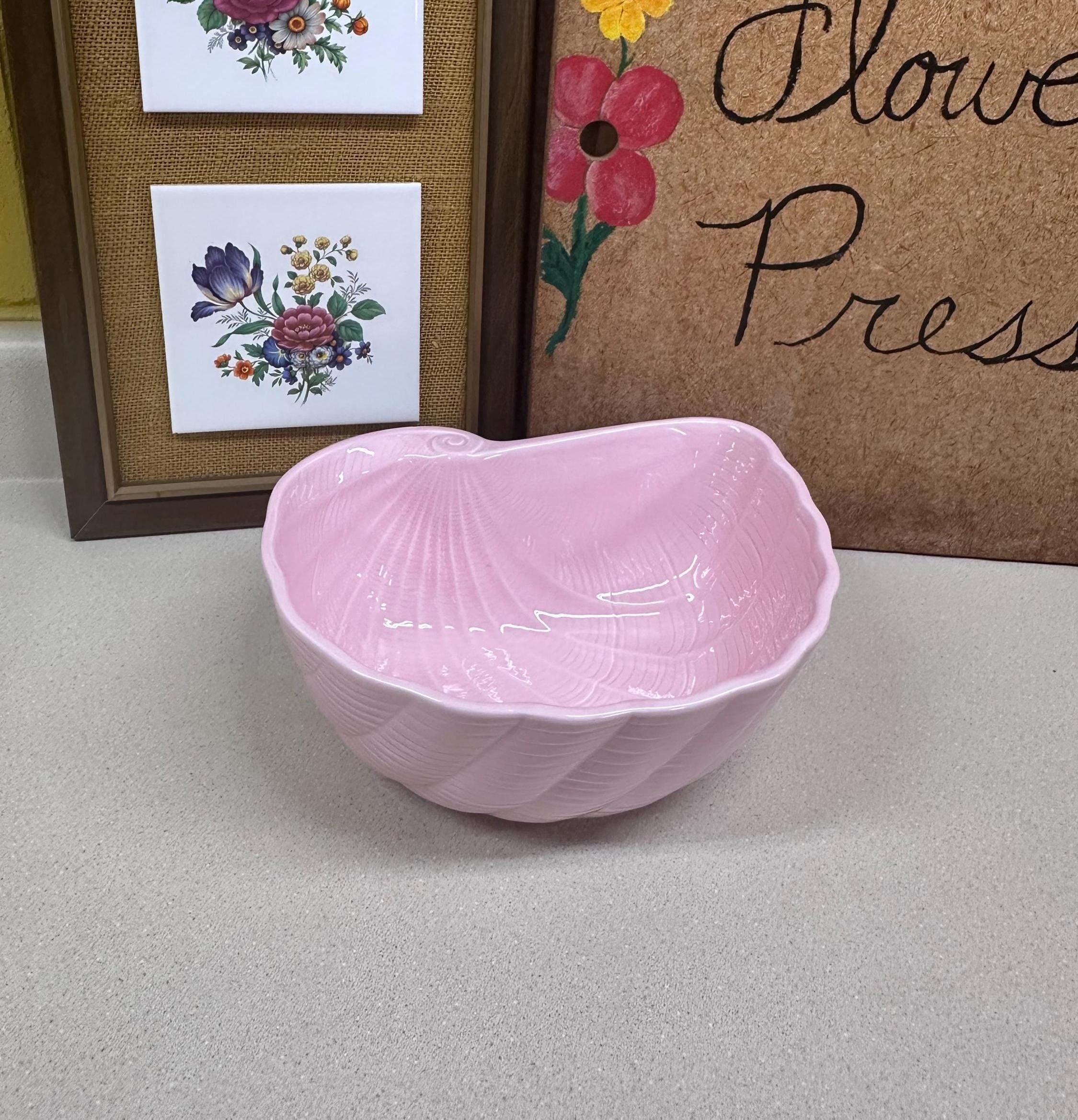 Vintage Shafford Japan Seashell Planter: Pink Ocean Decor