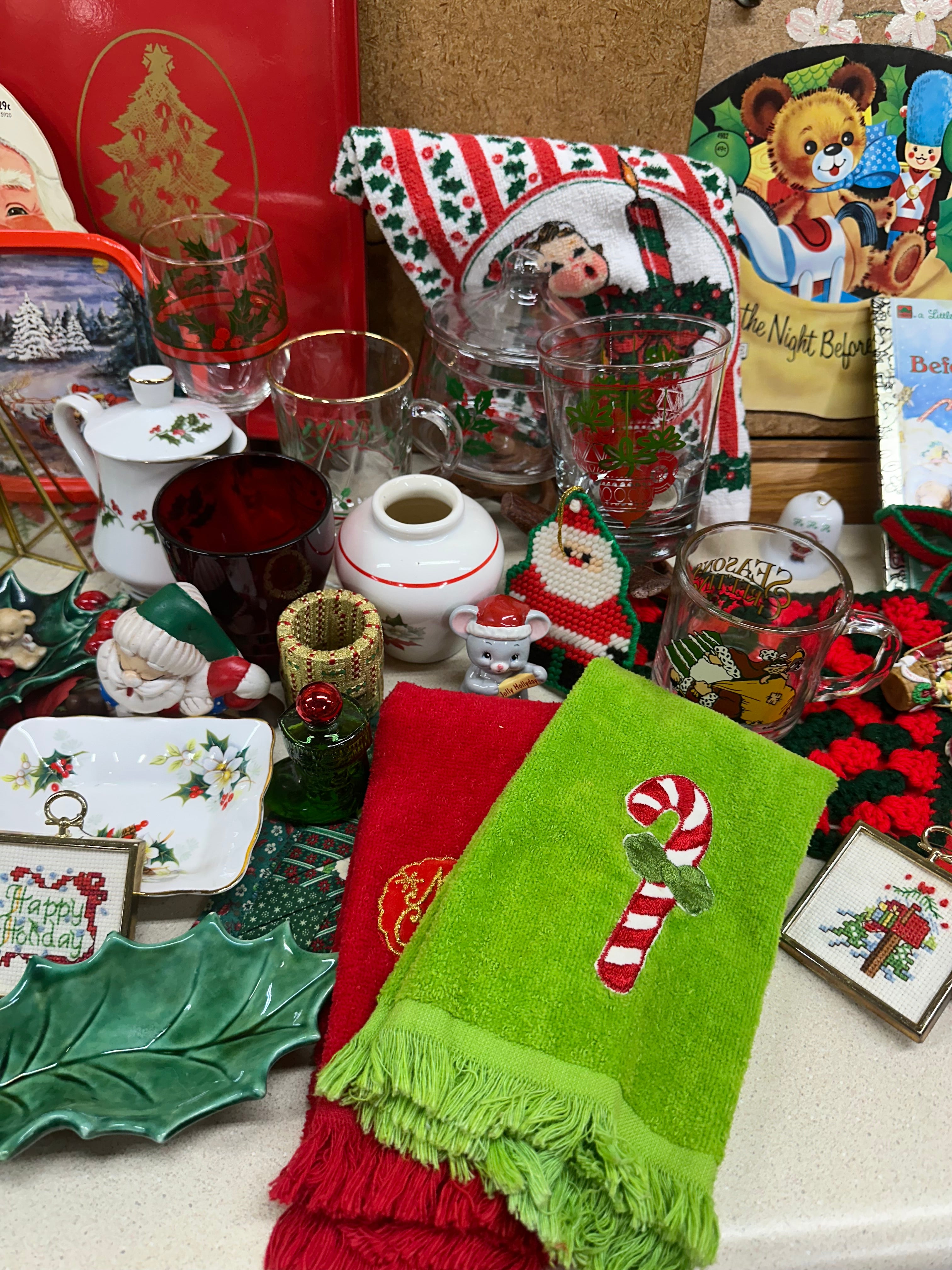 Vintage Christmas Mystery Box: Holiday Decor Surprise