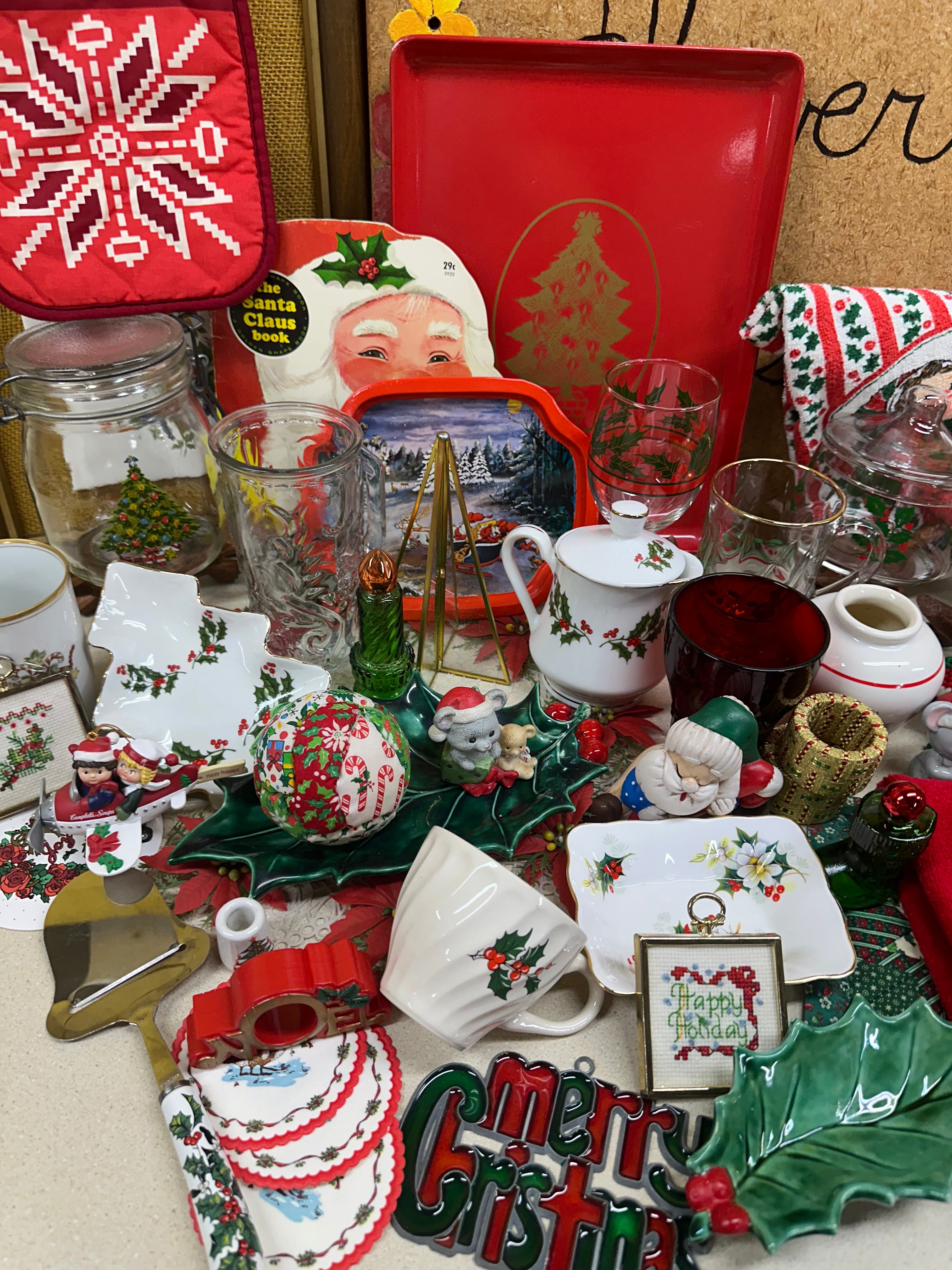 Vintage Christmas Mystery Box: Holiday Decor Surprise