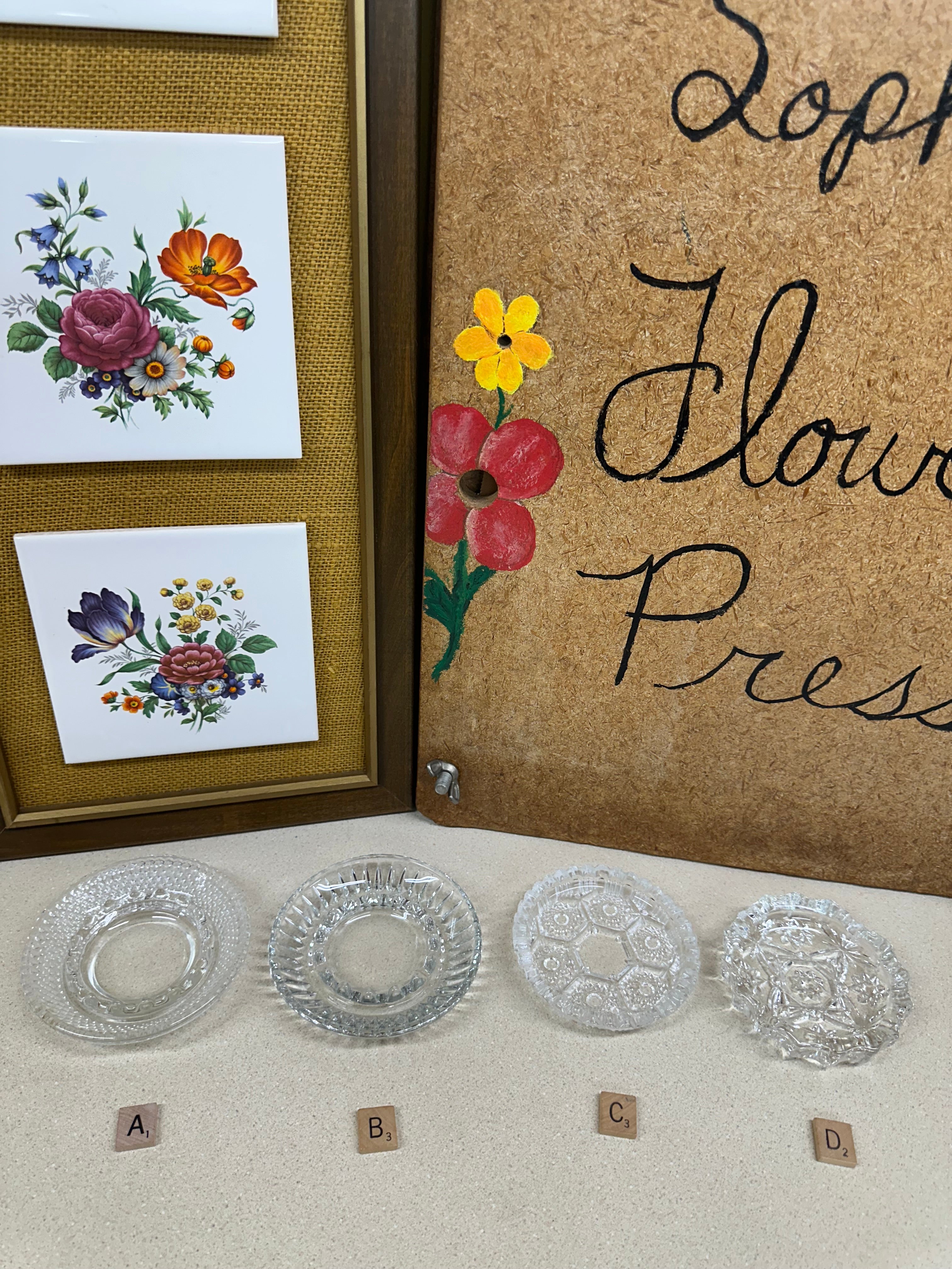 Vintage Ashtrays Clear Glass Ashtray Cigar Bar Wedding Decor Midcentury Trinket Dishes: Your Choice